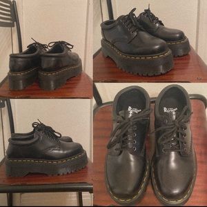 Doc Martens 8053 Leather Platform Casual Shoes